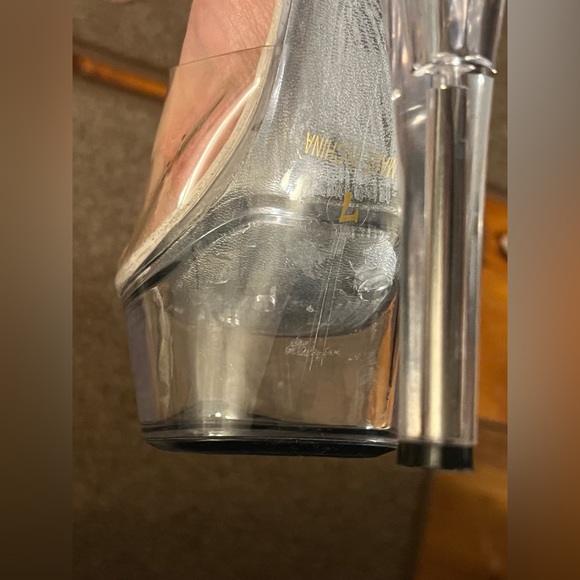 Ellie Shoes clear brook platform sandal pump - Picture 10 of 11